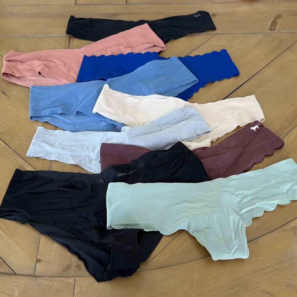 Assorted Seamless Thongs and cheekys - aerie & Victoria secret